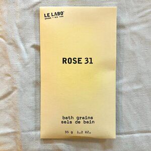 RARE HTF NEW Le Labo Rose 31 Bath Grains Salts Sels de Bain Fairmont 35g 1.2oz